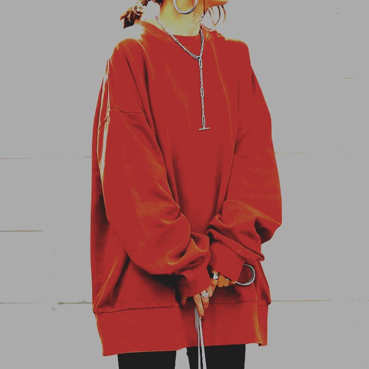 Amelia | Women's Oversized Sweatshirt | Crewneck · Eltrendio