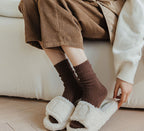 Amelia | Women's Ribbed Socks | Warm Knit · Eltrendio