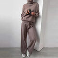 Amelia | Women's Roll-Neck Loungewear Set | Soft Knit · Eltrendio