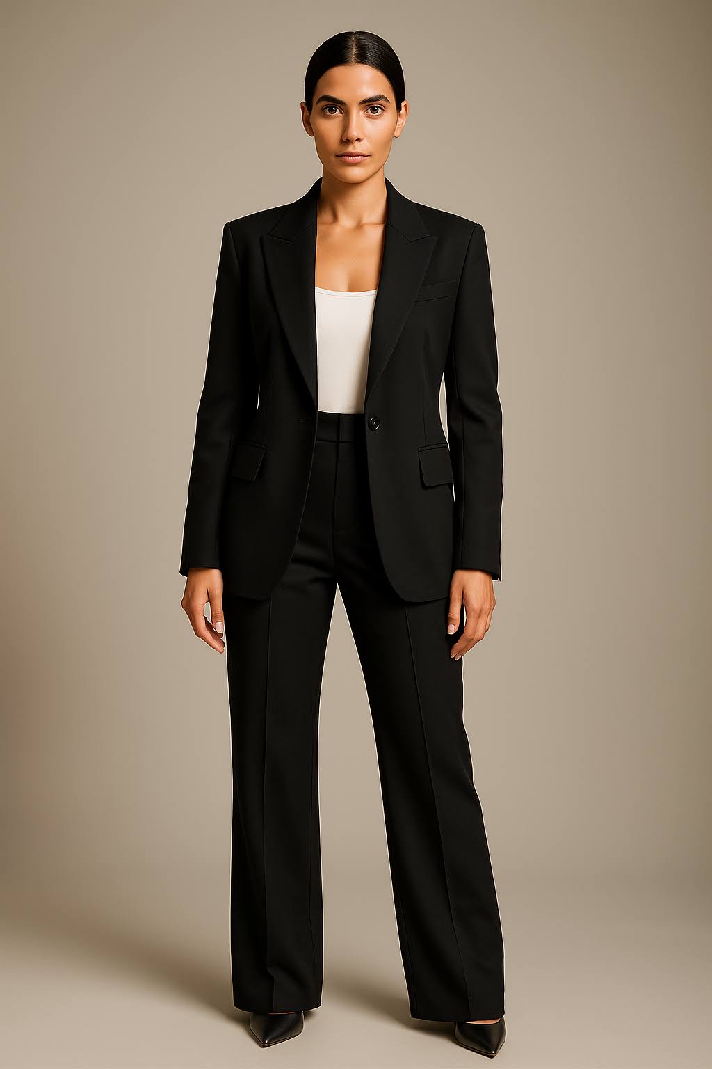 Amelia | Women's Two-Piece Suit Set | Single-Button Blazer · Eltrendio