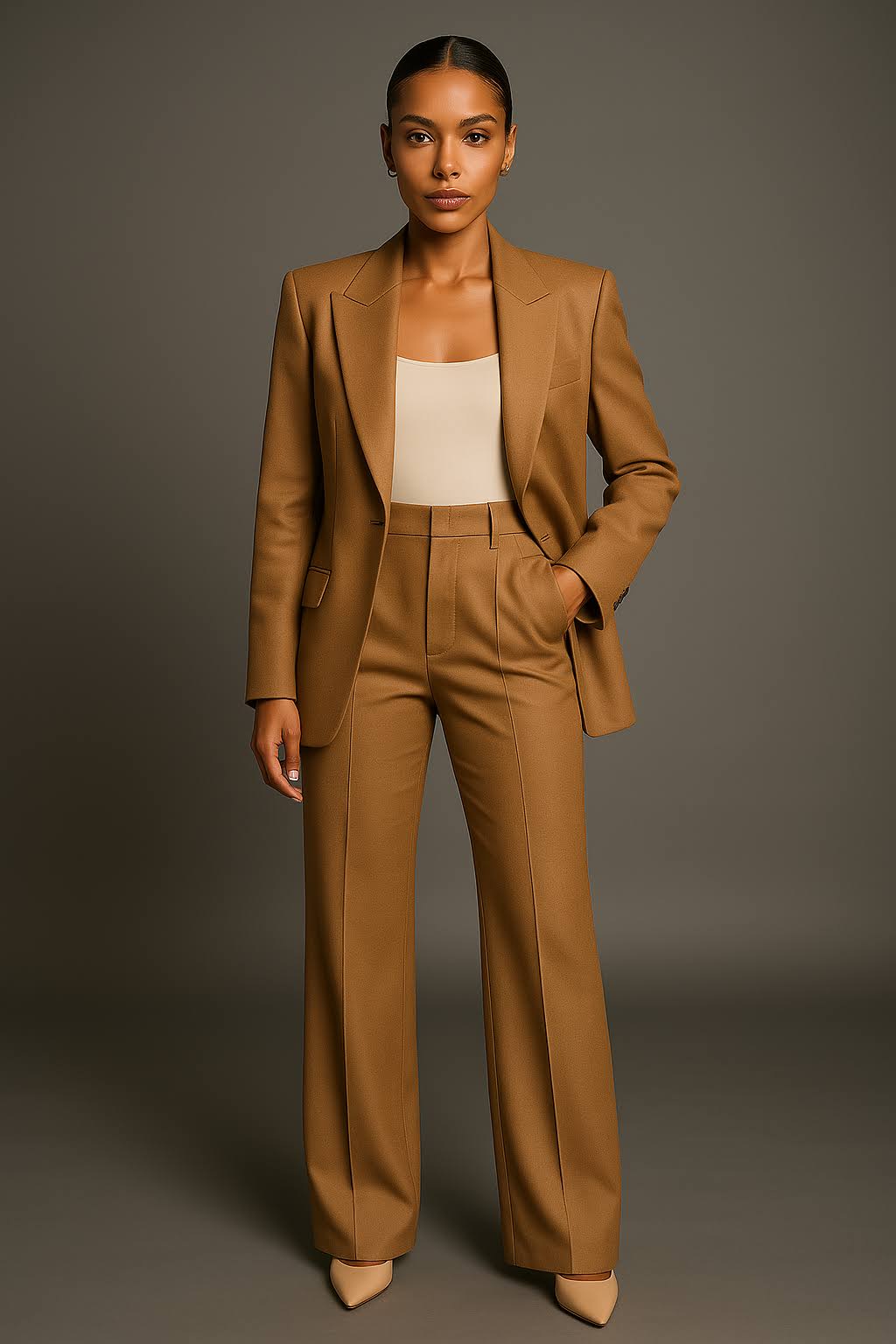Amelia | Women's Two-Piece Suit Set | Single-Button Blazer · Eltrendio