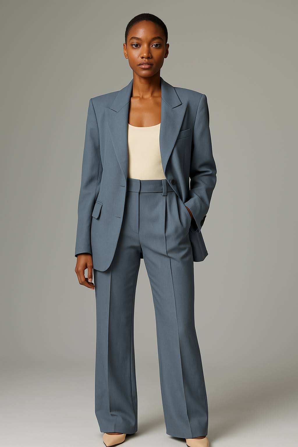 Amelia | Women's Two-Piece Suit Set | Single-Button Blazer · Eltrendio