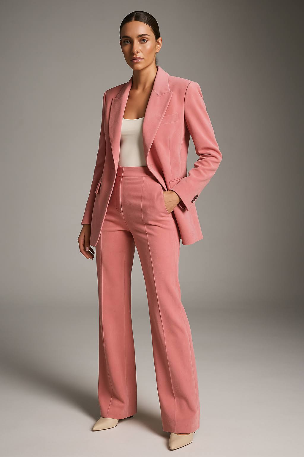 Amelia | Women's Two-Piece Suit Set | Single-Button Blazer · Eltrendio