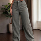 Amelia | Women's Wide-Leg Trousers | High-Waisted · Eltrendio