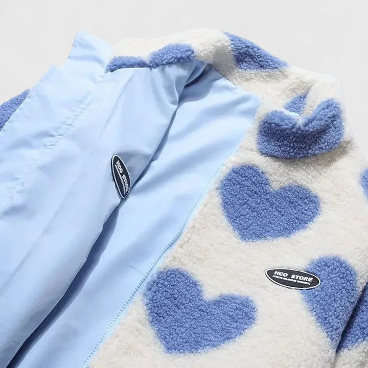 Amelia | Women's Zip-Up Jacket | Heart Fleece · Eltrendio