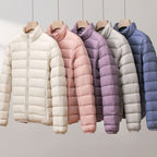 Amelia | Women's Zip-Up Puffer Jacket | Funnel Neck · Eltrendio