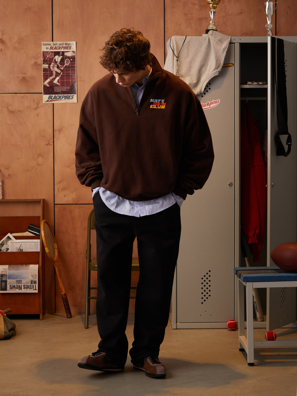 Caleb | Unisex Half-Zip Sweatshirt | Fleece-Lined · Eltrendio