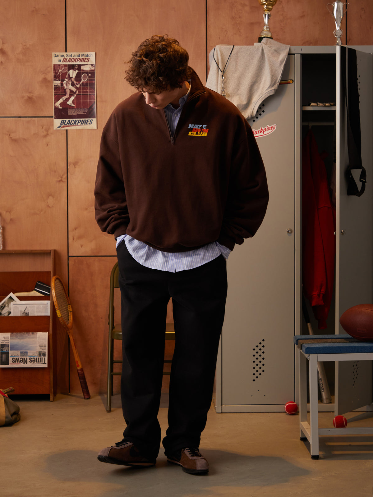 Caleb | Unisex Half-Zip Sweatshirt | Fleece-Lined · Eltrendio