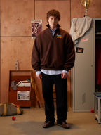 Caleb | Unisex Half-Zip Sweatshirt | Fleece-Lined · Eltrendio