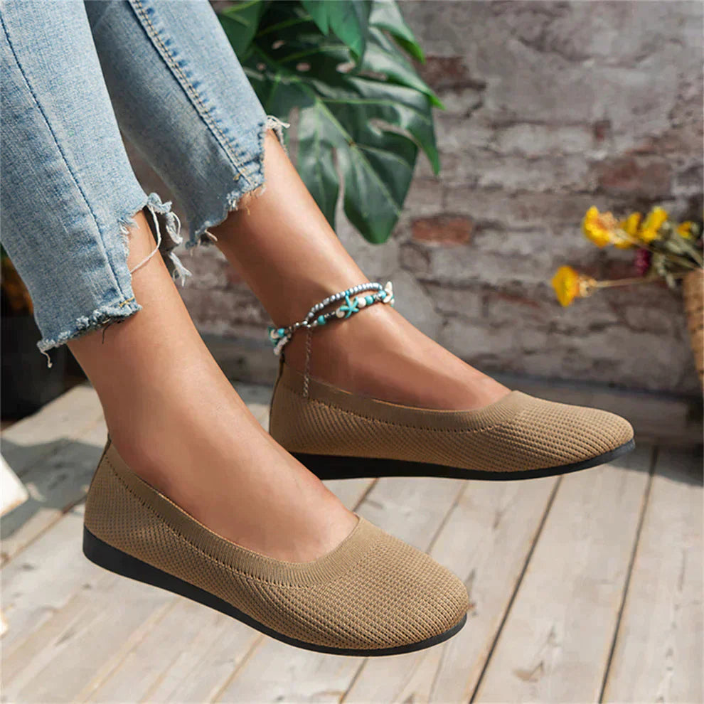 Carmen | Damen Frühlings Bequeme Ballerinas · Eltrendio