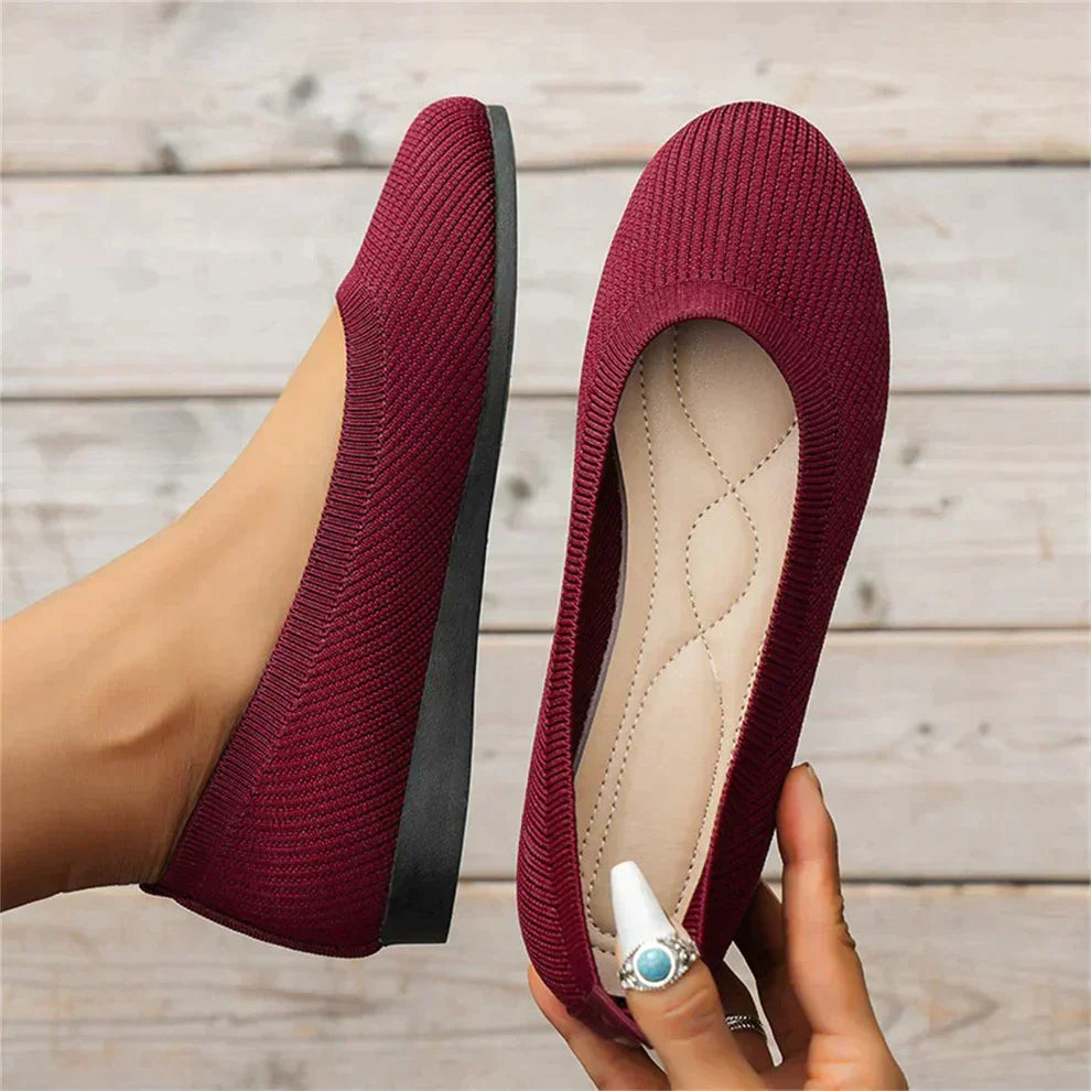 Carmen | Damen Frühlings Bequeme Ballerinas · Eltrendio