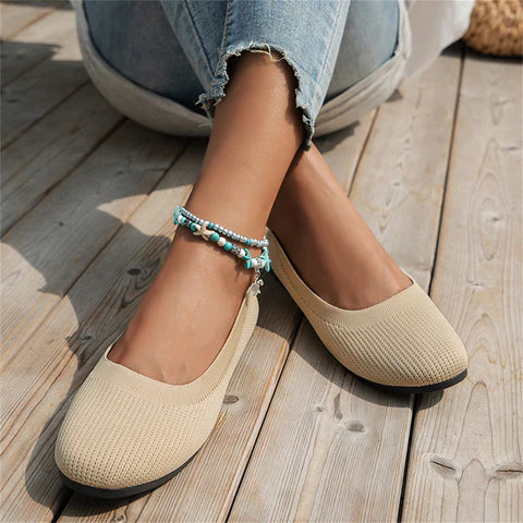 Carmen | Damen Frühlings Bequeme Ballerinas · Eltrendio