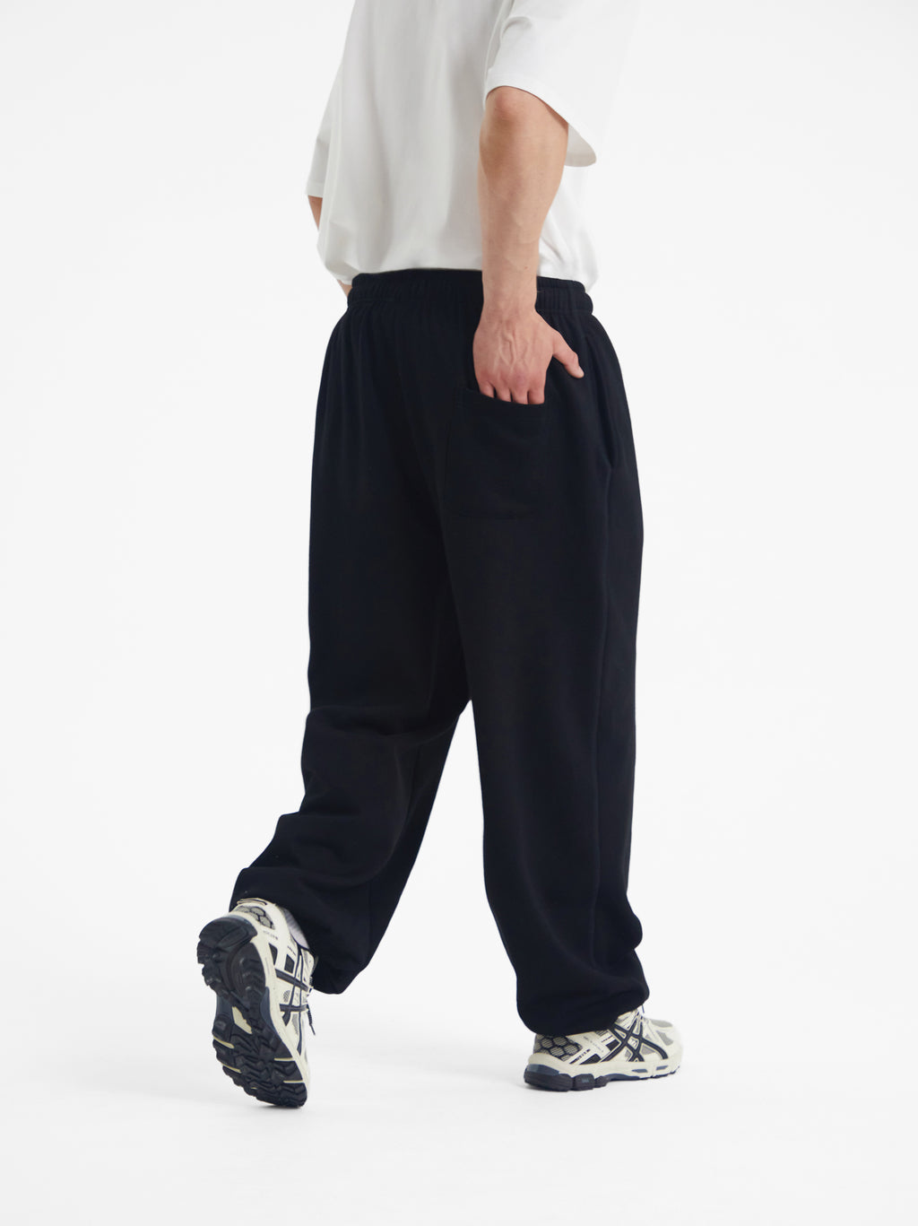 Carter | Men's Wide Leg Sweatpants | Fleece Lined Drawstring Oversized-Eltrendio