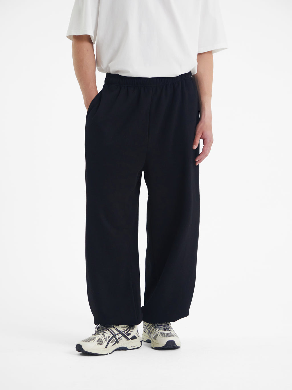 Carter | Men's Wide Leg Sweatpants | Fleece Lined Drawstring Oversized-Eltrendio