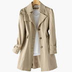 Charlotte | Women's Classic Trench Coat | Button-Front · Eltrendio