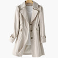Charlotte | Women's Classic Trench Coat | Button-Front · Eltrendio
