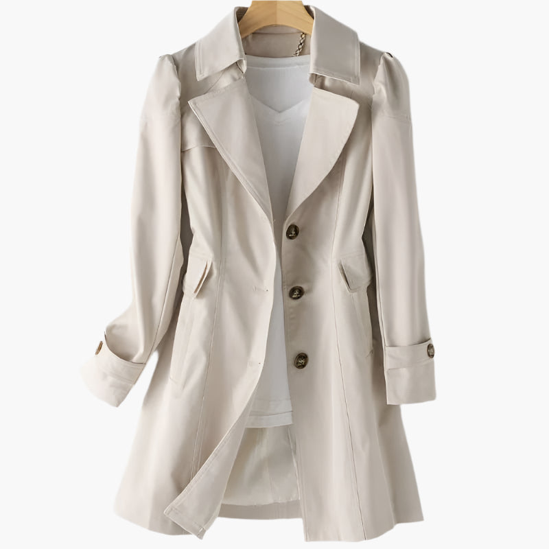 Charlotte | Women's Classic Trench Coat | Button-Front · Eltrendio