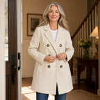 Charlotte | Women's Double-Breasted Peacoat | Notch Lapel · Eltrendio