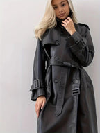 Charlotte | Women's Double-Breasted Trench Coat | Belted · Eltrendio