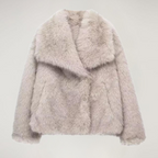 Charlotte | Women's Faux Fur Coat | Collared · Eltrendio