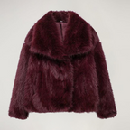 Charlotte | Women's Faux Fur Coat | Collared · Eltrendio