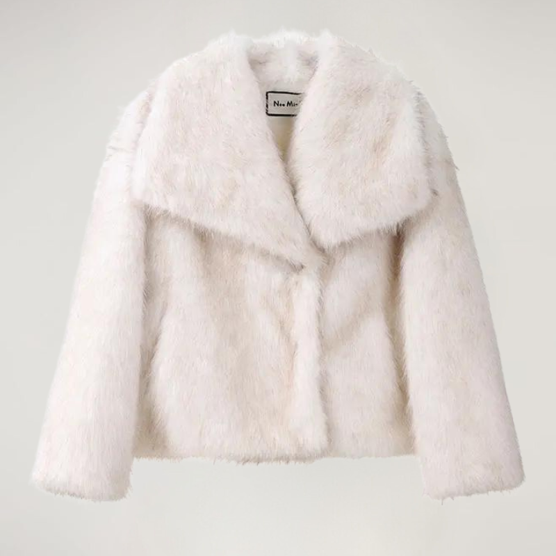 Charlotte | Women's Faux Fur Coat | Collared · Eltrendio
