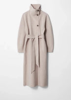Charlotte | Women's Funnel Neck Coat | Belted · Eltrendio