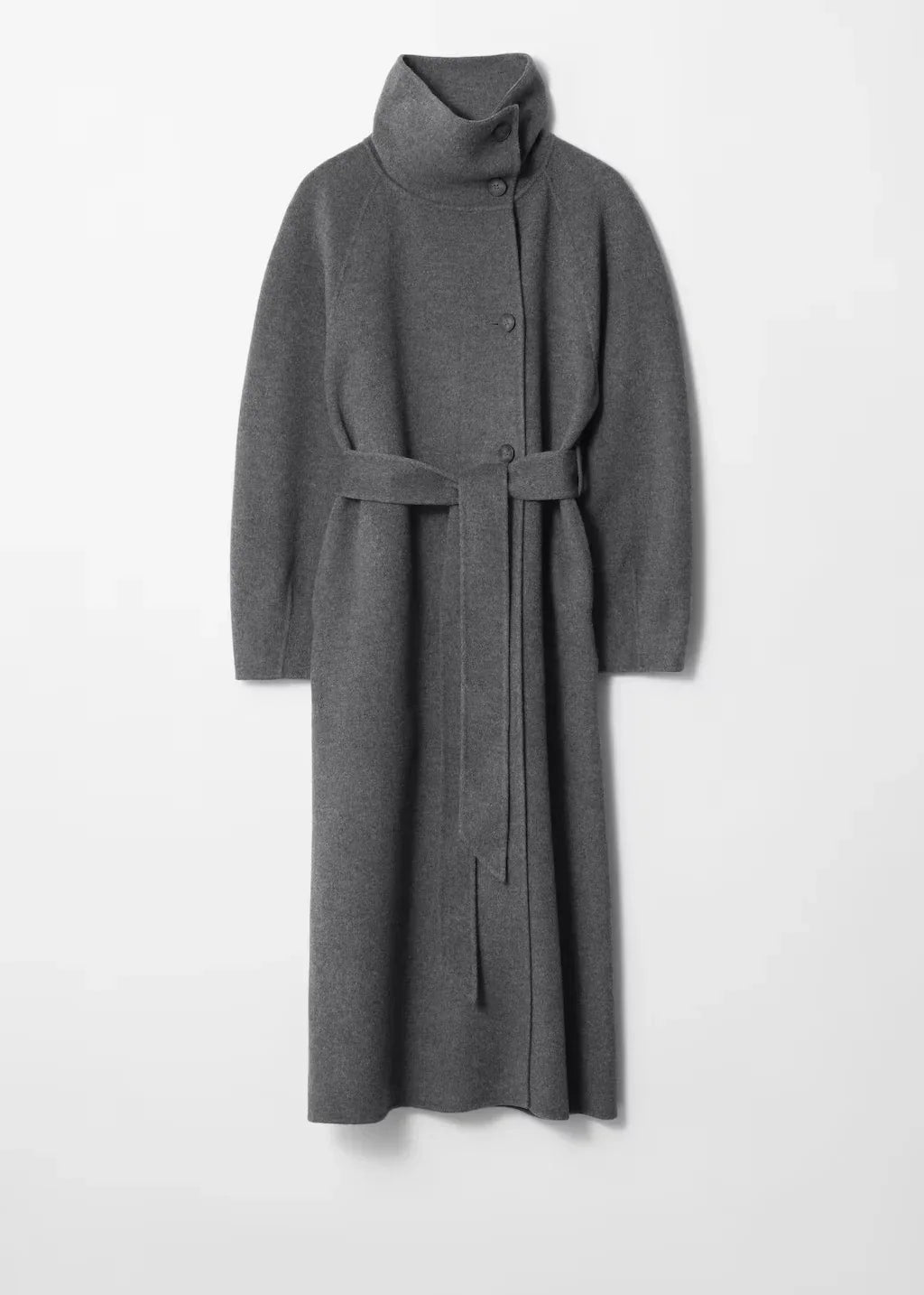 Charlotte | Women's Funnel Neck Coat | Belted · Eltrendio