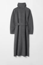 Charlotte | Women's Funnel Neck Coat | Belted · Eltrendio