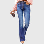 Charlotte | Women's High-Waisted Flared Jeans | Five Pocket · Eltrendio