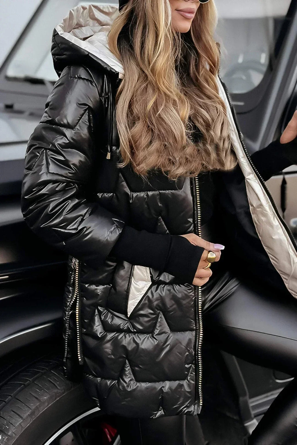 Charlotte | Women's Hooded Puffer Jacket | Quilted · Eltrendio