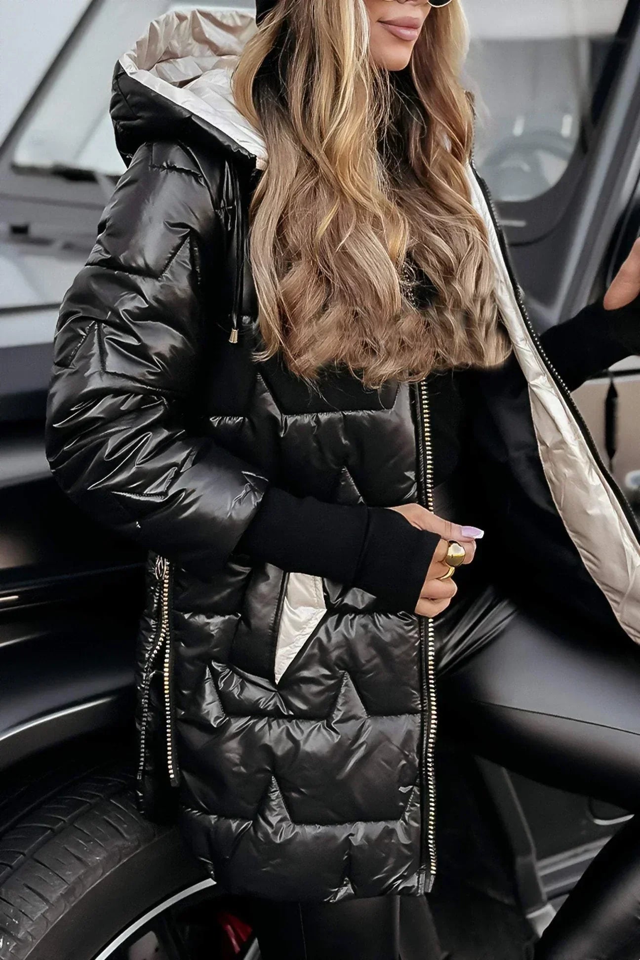 Charlotte | Women's Hooded Puffer Jacket | Quilted · Eltrendio