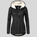 Charlotte | Women's Hooded Winter Jacket | Fleece-Lined · Eltrendio