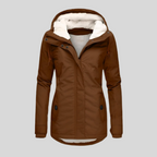 Charlotte | Women's Hooded Winter Jacket | Fleece-Lined · Eltrendio