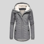 Charlotte | Women's Hooded Winter Jacket | Fleece-Lined · Eltrendio