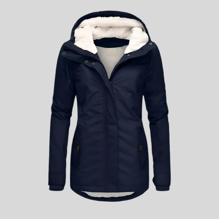 Charlotte | Women's Hooded Winter Jacket | Fleece-Lined · Eltrendio