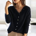 Charlotte | Women's Knitted Cardigan | Button-Up · Eltrendio