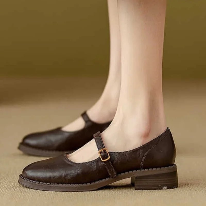 Charlotte | Women's Mary-Jane Shoes | Buckle Strap · Eltrendio