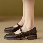 Charlotte | Women's Mary-Jane Shoes | Buckle Strap · Eltrendio
