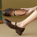 Charlotte | Women's Mary-Jane Shoes | Buckle Strap · Eltrendio