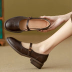 Charlotte | Women's Mary-Jane Shoes | Buckle Strap · Eltrendio