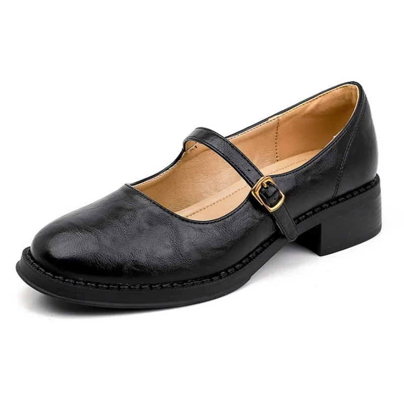 Charlotte | Women's Mary-Jane Shoes | Buckle Strap · Eltrendio