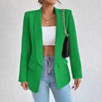 Charlotte | Women's Open-Front Blazer | Notch Lapel · Eltrendio