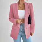 Charlotte | Women's Open-Front Blazer | Notch Lapel · Eltrendio