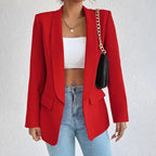 Charlotte | Women's Open-Front Blazer | Notch Lapel · Eltrendio