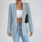 Charlotte | Women's Open-Front Blazer | Notch Lapel · Eltrendio
