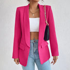 Charlotte | Women's Open-Front Blazer | Notch Lapel · Eltrendio