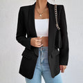 Charlotte | Women's Open-Front Blazer | Notch Lapel · Eltrendio