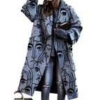 Charlotte | Women's Oversized Coat | Checked Wool · Eltrendio