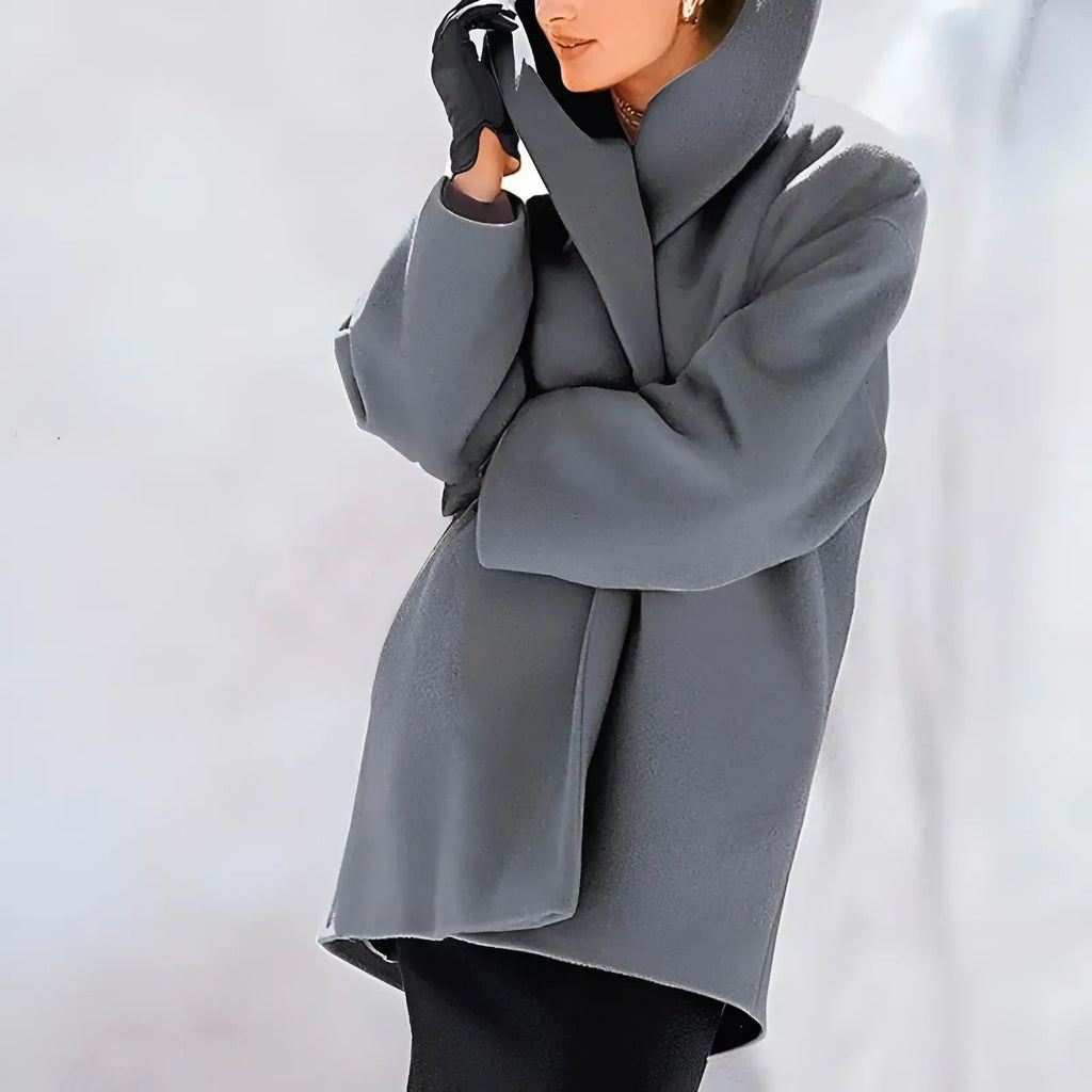 Charlotte | Women's Oversized Coat | Lapel Collar · Eltrendio